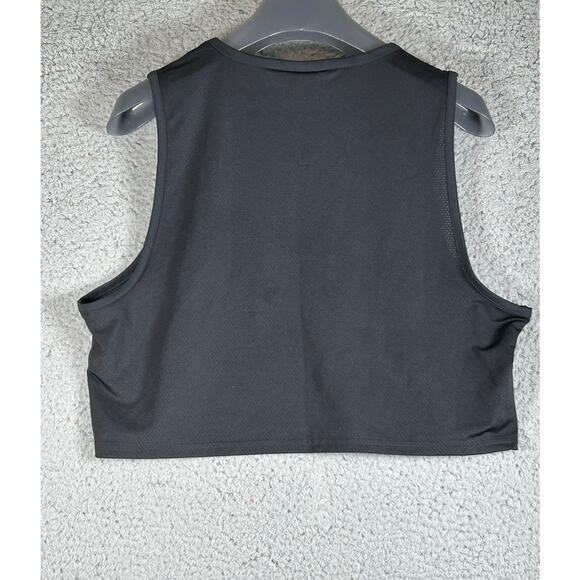 Gym Shark Logo Tank Top Women M Black Activewear Casual workout Gym sleeveless - Picture 3 of 10